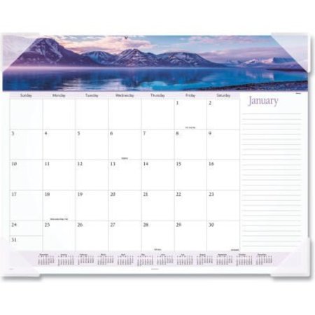 AT-A-GLANCE AT-A-GLANCE Landscape Panoramic Desk Pad, 22 x 17, Landscapes, 2022 89802